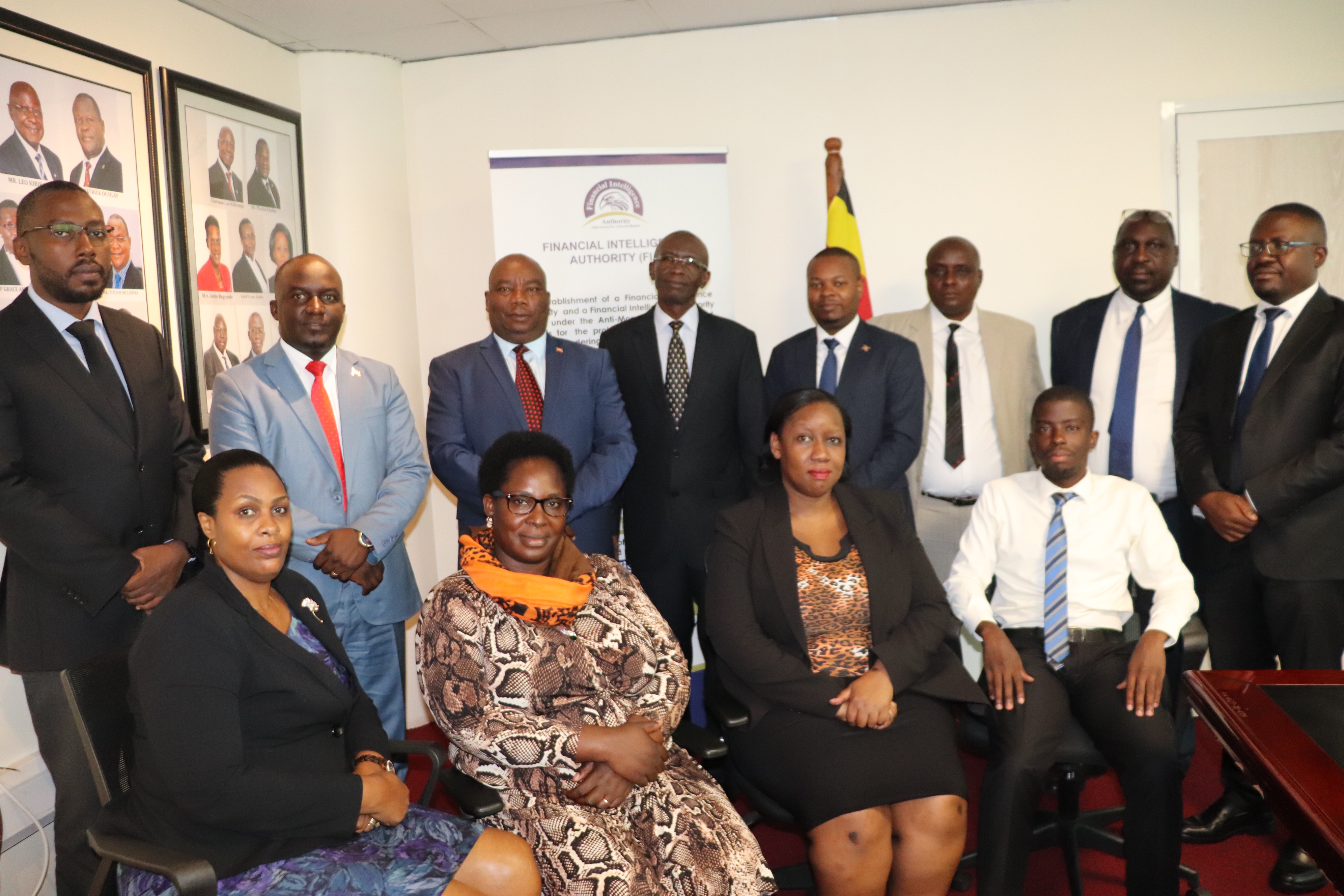 FIA staff and Burundi FIU delegates-Benchmarking visit