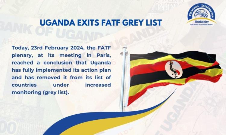 uganda taken off the fatf grey list