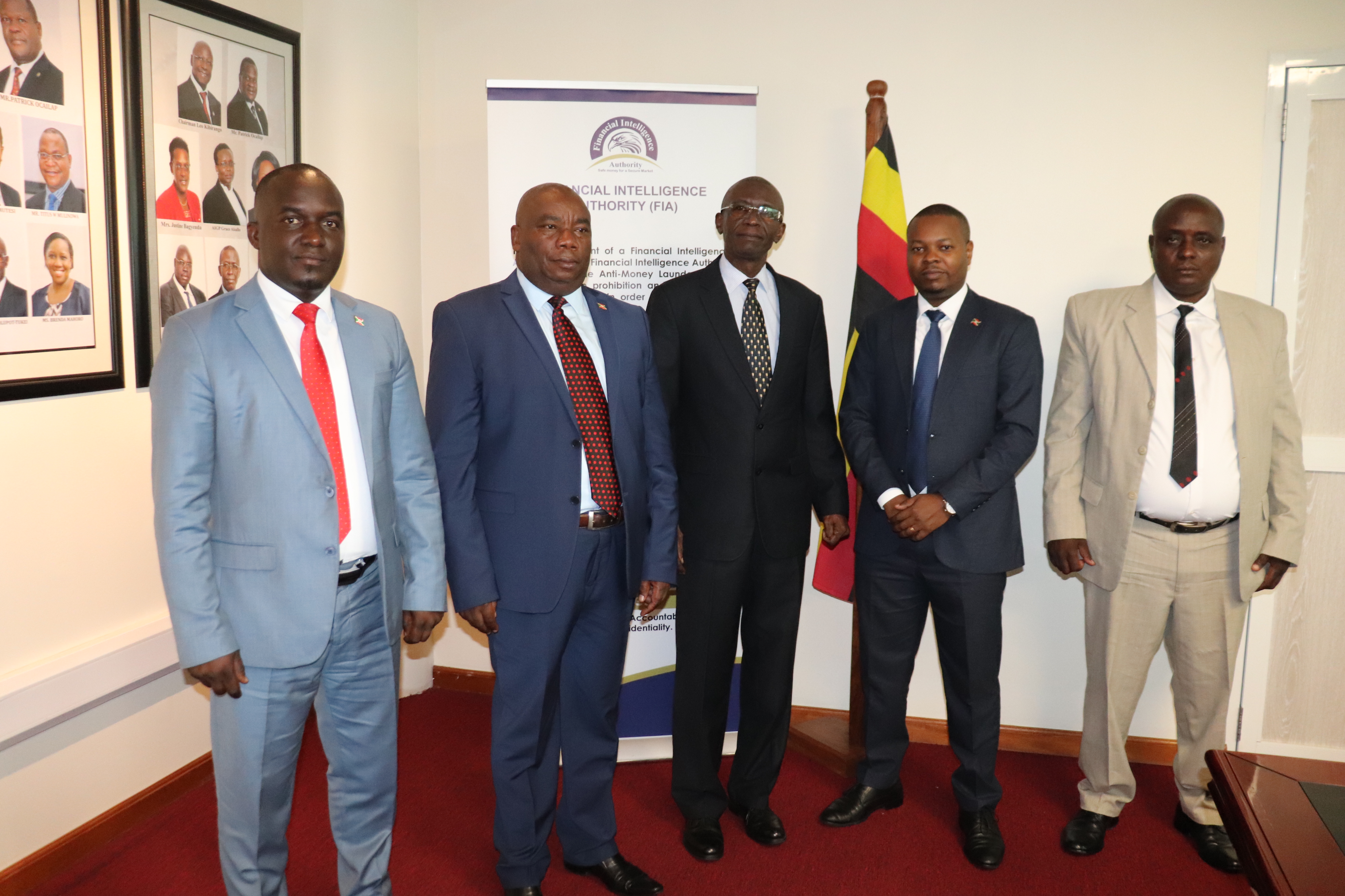 Deputy ED(Center)-FIA  welcomes Burundi FIU Delegates-Benchmarking visit